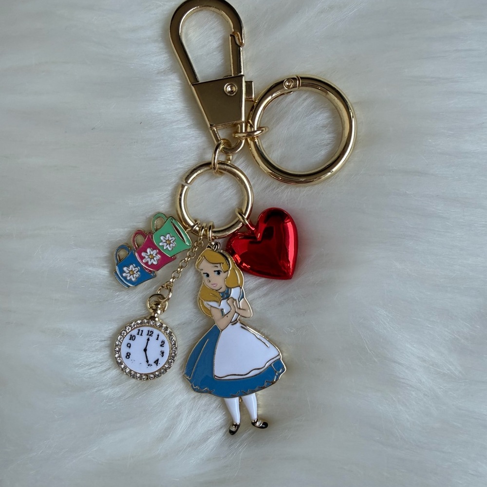 Baublebar Alice in Wonderland Enamel Charm Keychain/bag charm